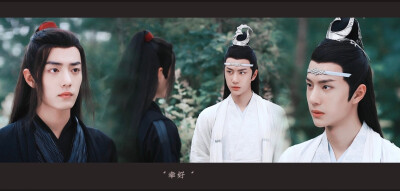 陈情令｜忘羡｜蓝忘机 × 魏无羡
「 忘羡一曲远，曲终人不散 」
「 煮一壶生死悲欢 祭少年郎
明月依旧何来怅惘
不如潇潇洒洒 历遍风和浪
天涯一曲共悠扬 」
