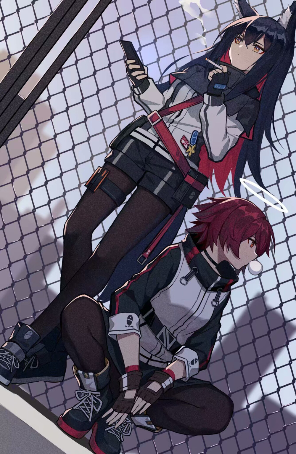 明日方舟德克萨斯x能天使