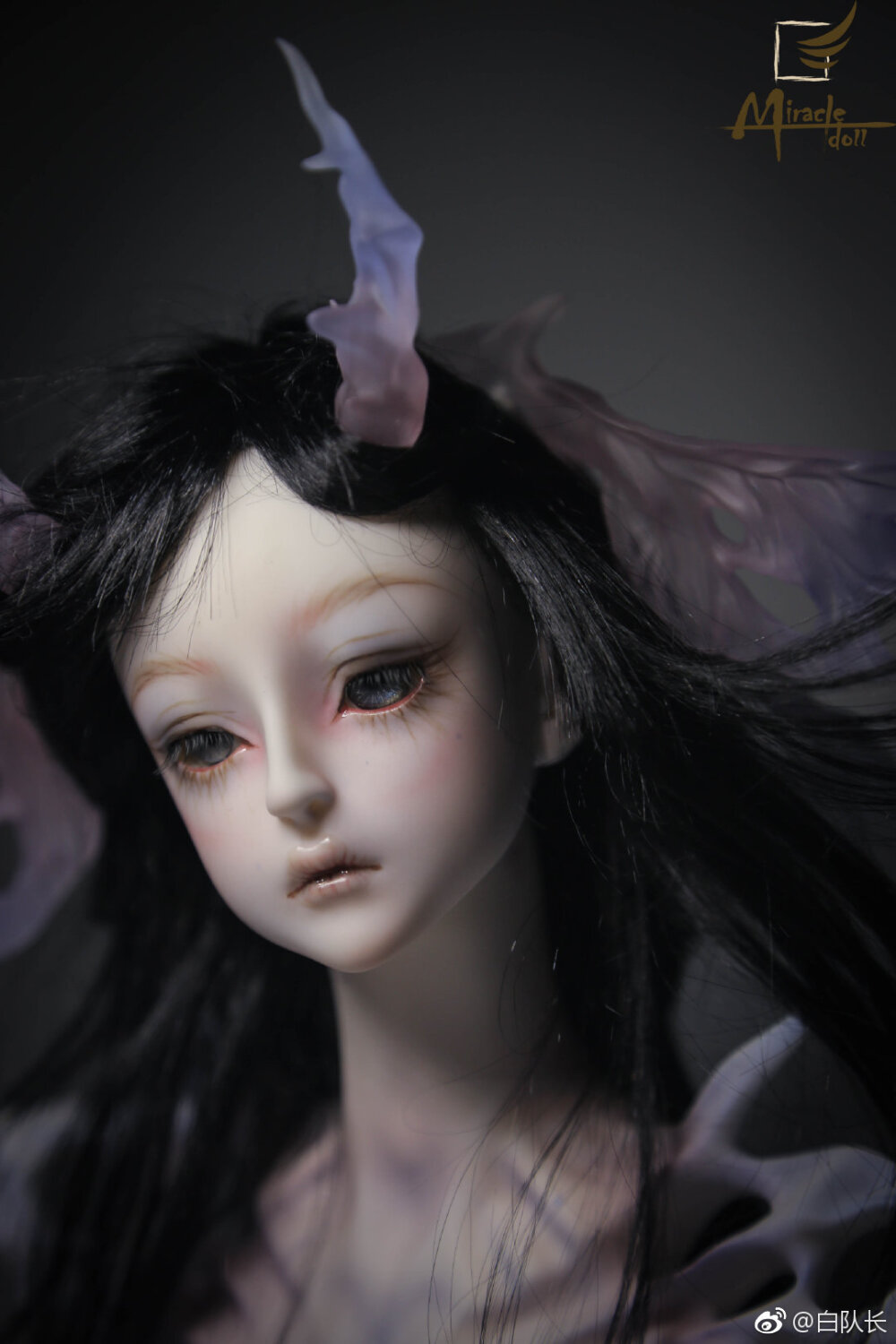 bjd妆面 娃娃bjd
图源微博:白队长