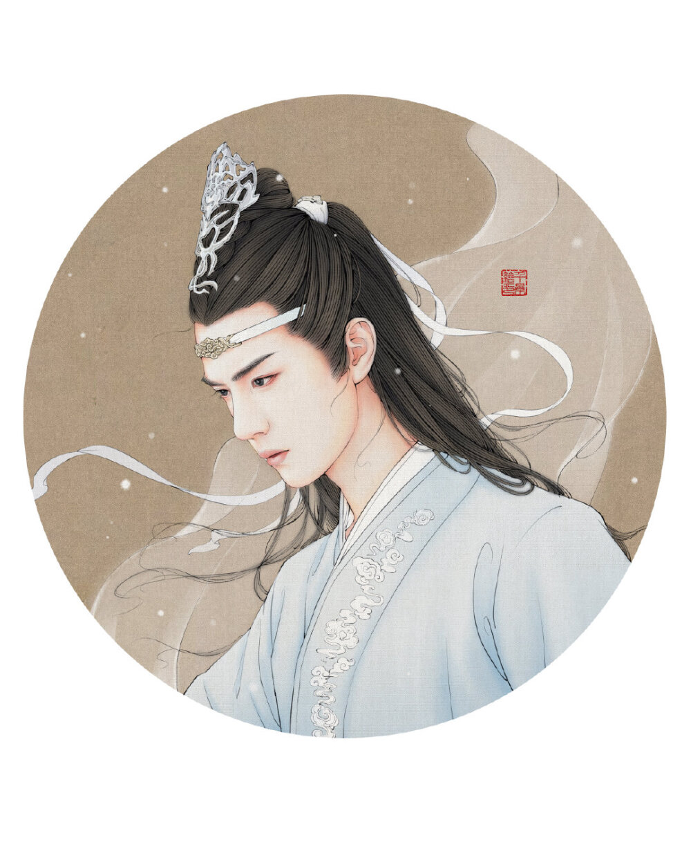 《陈情令》蓝忘机
画师:千景绘