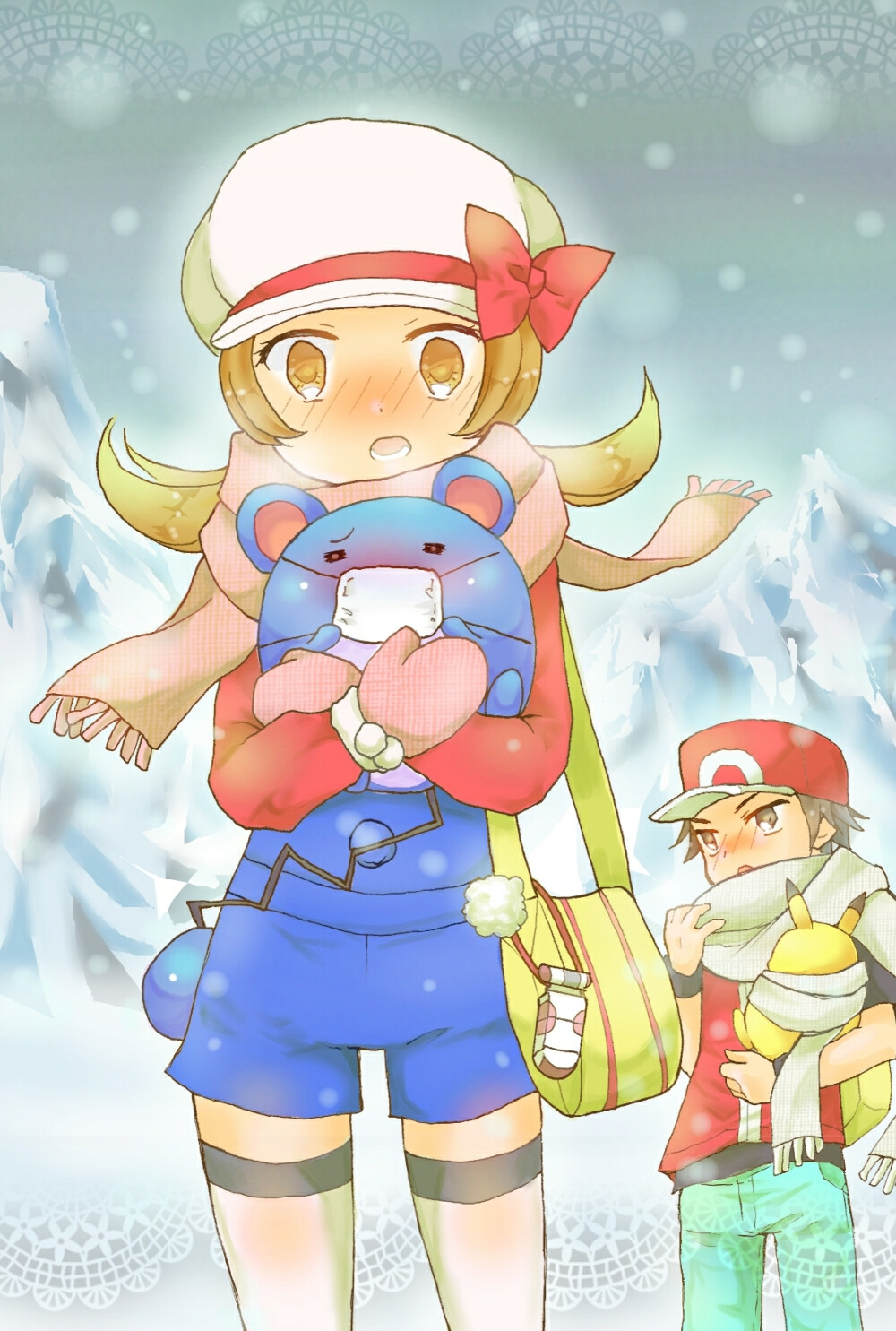 口袋妖怪心金魂银 琴音和赤爷 我吃这对 赤爷我爱你