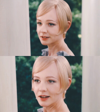 凯瑞·穆丽根（Carey Mulligan）。
出自《了不起的盖茨比》黛西·布坎南（Daisy Buchanan）。
自截自制。