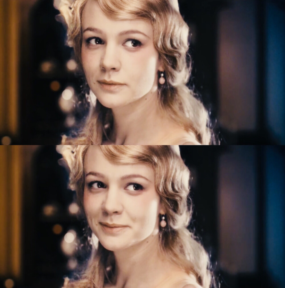 凯瑞·穆丽根（Carey Mulligan）。
出自《了不起的盖茨比》黛西·布坎南（Daisy Buchanan）。
自截自制。