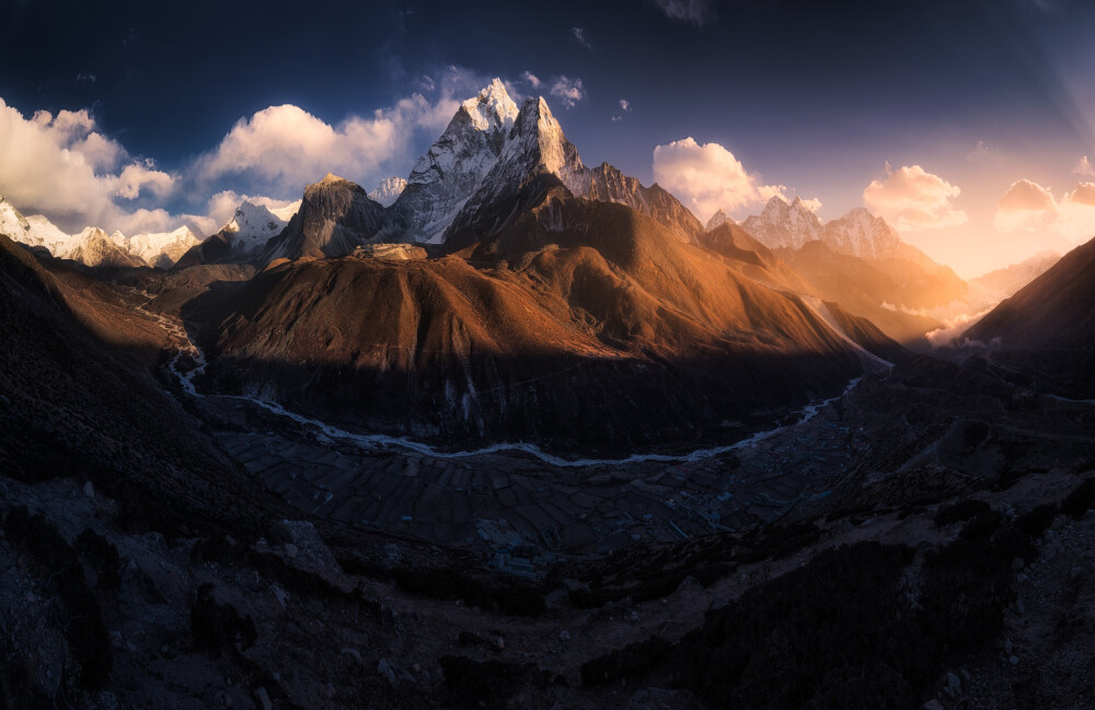 General 2499x1621 Tibet dark mountains landscape nature