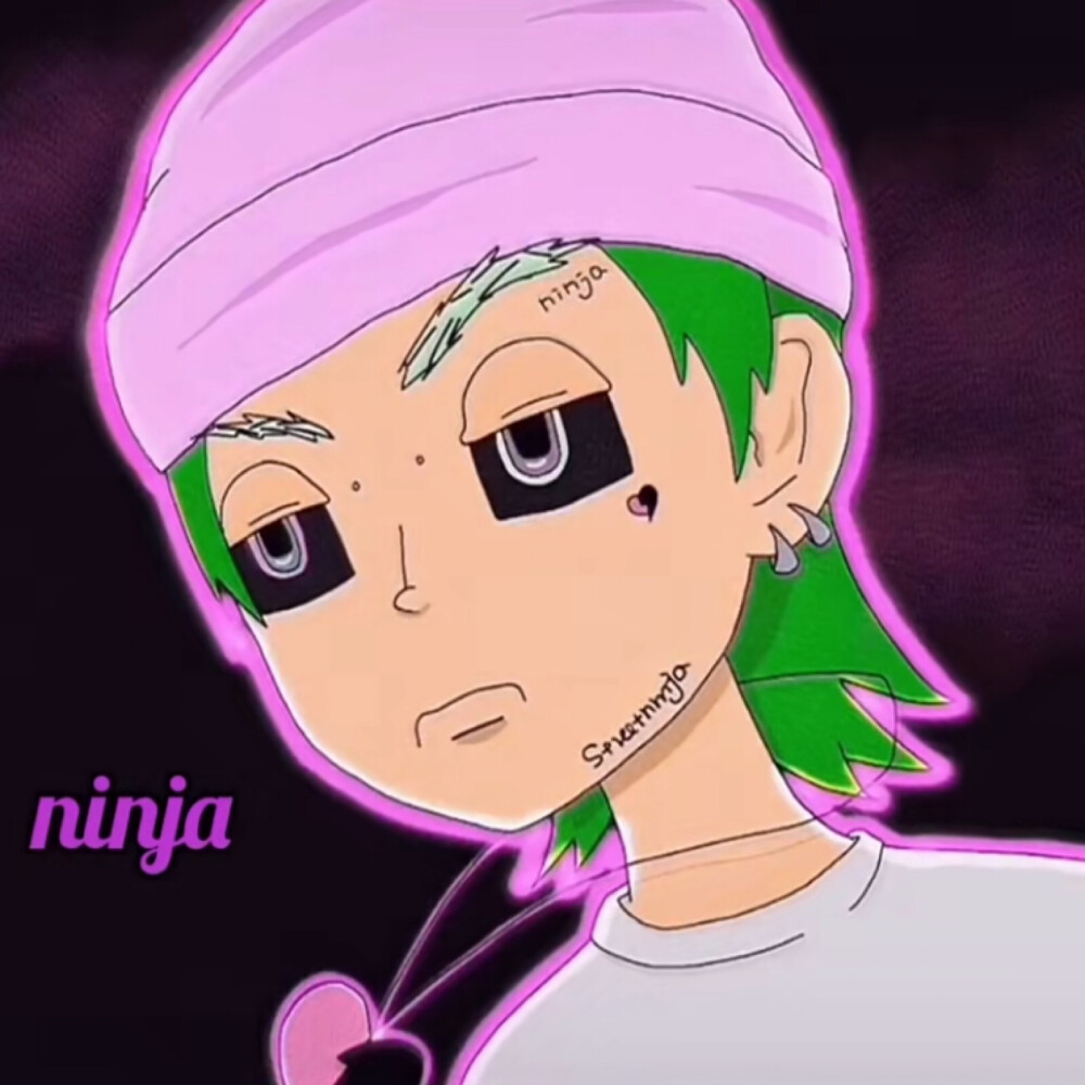 ninja嘻哈头像男生图片