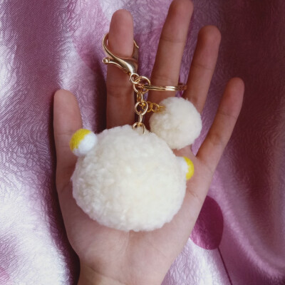 金瞳小怪兽 挂件挂饰 羊毛毡蓬蓬球成品 【Xián Yǘ】karqino 出售