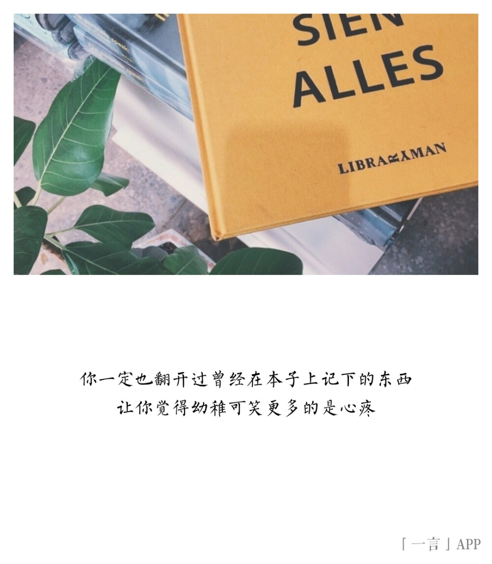 ♚
你一定也翻开过曾经在本子上记下的东西
让你觉得幼稚可笑更多的是心疼