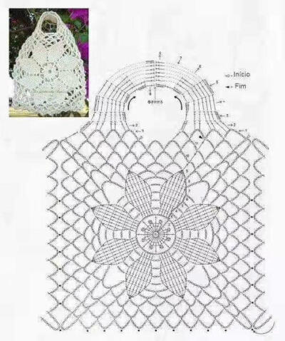 转存 钩针 包包 图解