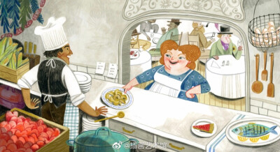  " 来自意大利的食物与生活系列儿童插画 "
Felicita Sala