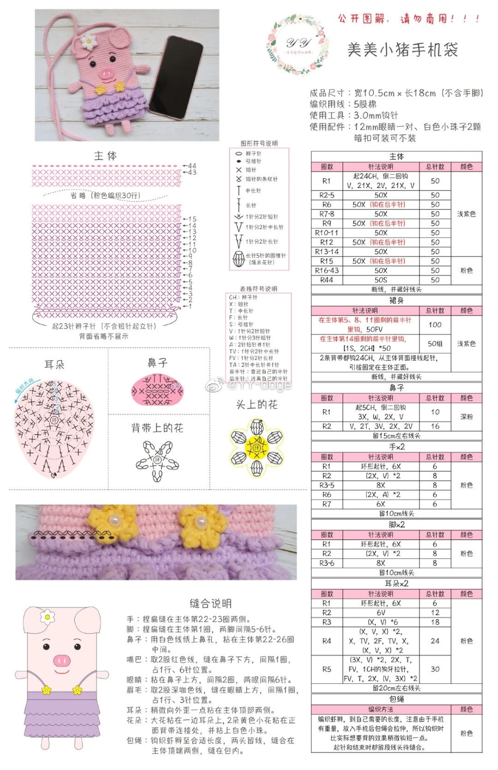 小猪手机袋