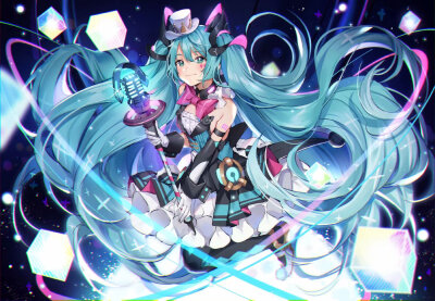 #初音未来# miku 12周年 画师：豆芽菜