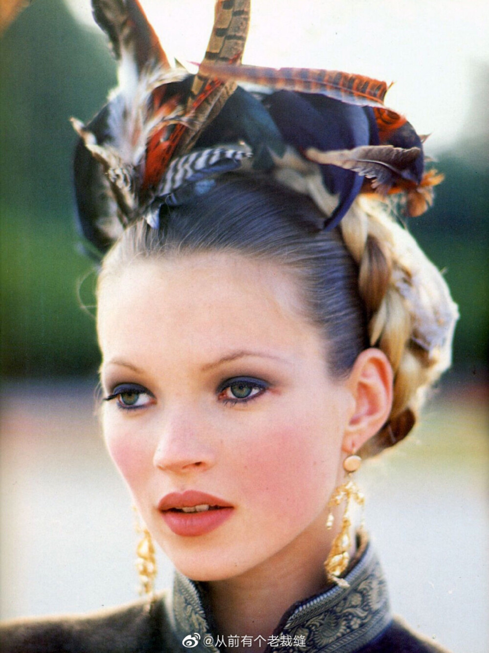 #美人肖像#
Kate Moss by Arthur Elgort for Vogue Italia October 1992 ​​​