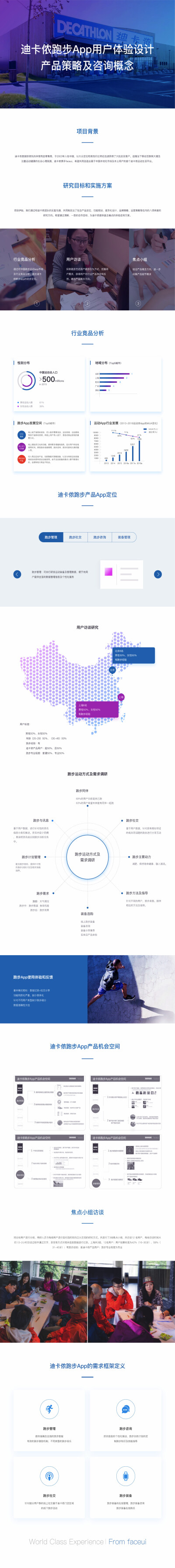 迪卡侬运动生活平台用户体验咨询案例展示图 来源：http://www.faceui.com/case/dikanong/