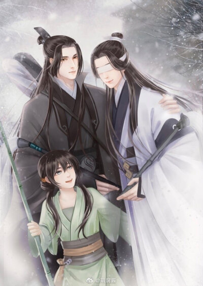 魔道祖师，宋岚，晓星尘，阿箐
双道长回了白雪观，一切重新开始
twi:MaiMiori ​​​