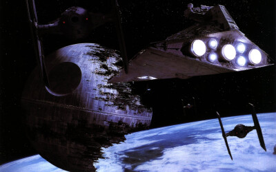 General 1920x1200 Star Wars Star Destroyer TIE Fighter movies Death Star Imperial Forces Star Wars: Return of the Jedi Endor planet spaceship spacestation science fiction