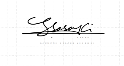 英文签名设计丨handwritten signature logo 