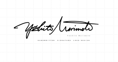 英文签名设计丨handwritten signature logo 