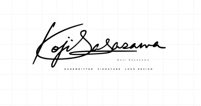 英文签名设计丨handwritten signature logo 