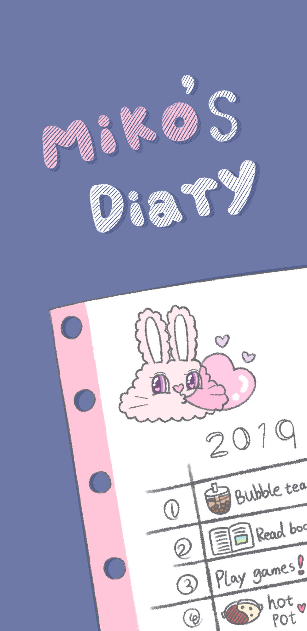 超可爱卡通壁纸 wb@萌咔便利店