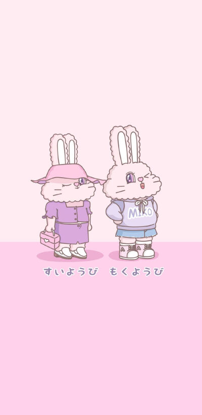 超可爱卡通壁纸 wb@萌咔便利店