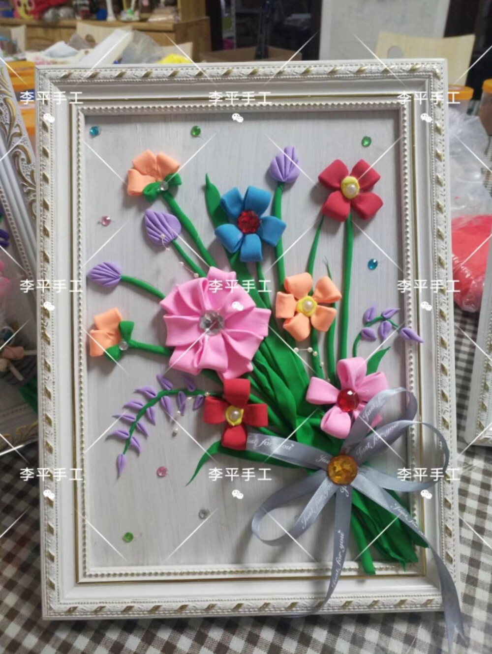 教师节 父亲节母亲节花束手工 贺卡