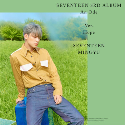 SEVENTEEN 3RD ALBUM 'An Ode' OFFICIAL PHOTO Hope Ver.
侵权删
