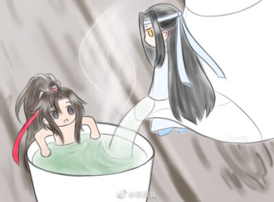 魔道祖师，忘羡
小小羡和汪叽
04