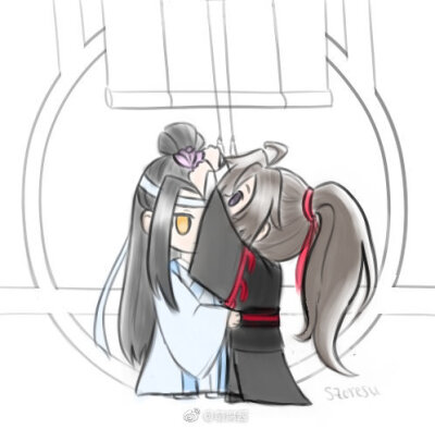 魔道祖师，忘羡
小小羡和汪叽
06