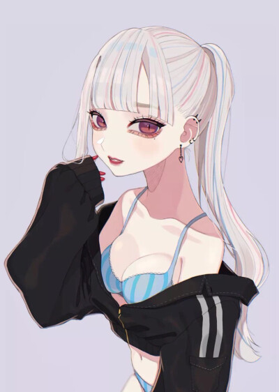 插画 二次元 动漫 情头 女头