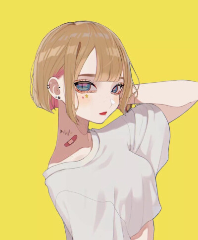 插画 二次元 动漫 情头 女头