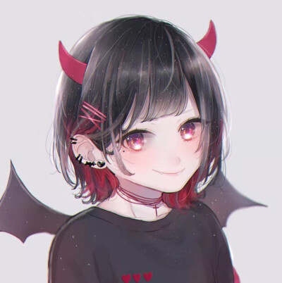 插画 二次元 动漫 情头 女头