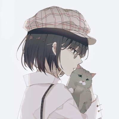 插画 二次元 动漫 情头 女头