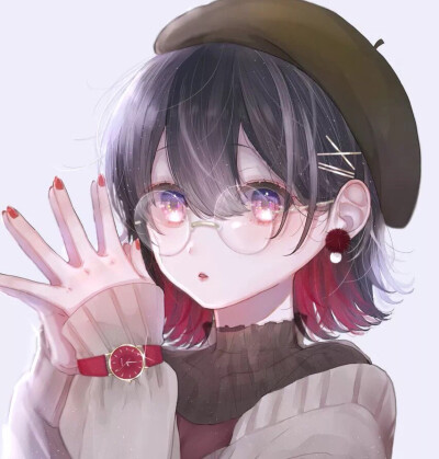 插画 二次元 动漫 情头 女头