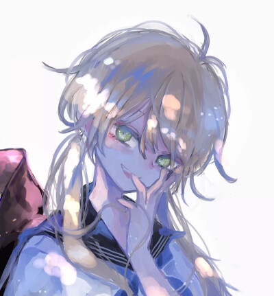 插画 二次元 动漫 情头 女头