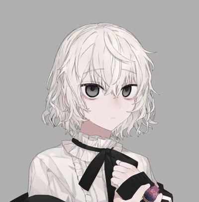 插画 二次元 动漫 情头 女头