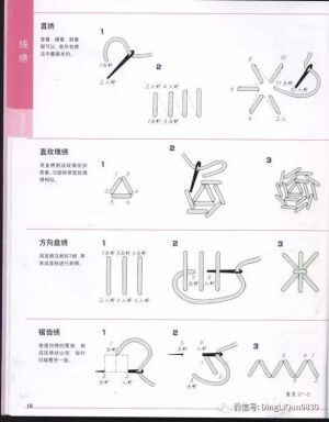 花花草草刺绣素材及针法