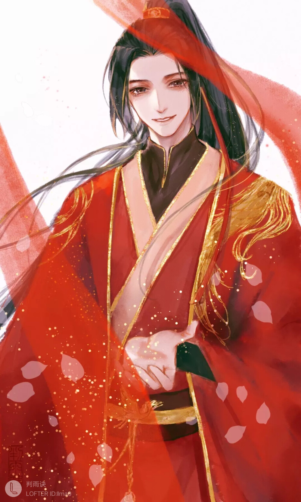 #遇见逆水寒# 全员婚服
无情 叶问舟 方应看 燕无归 顾惜朝
画师：判雨决