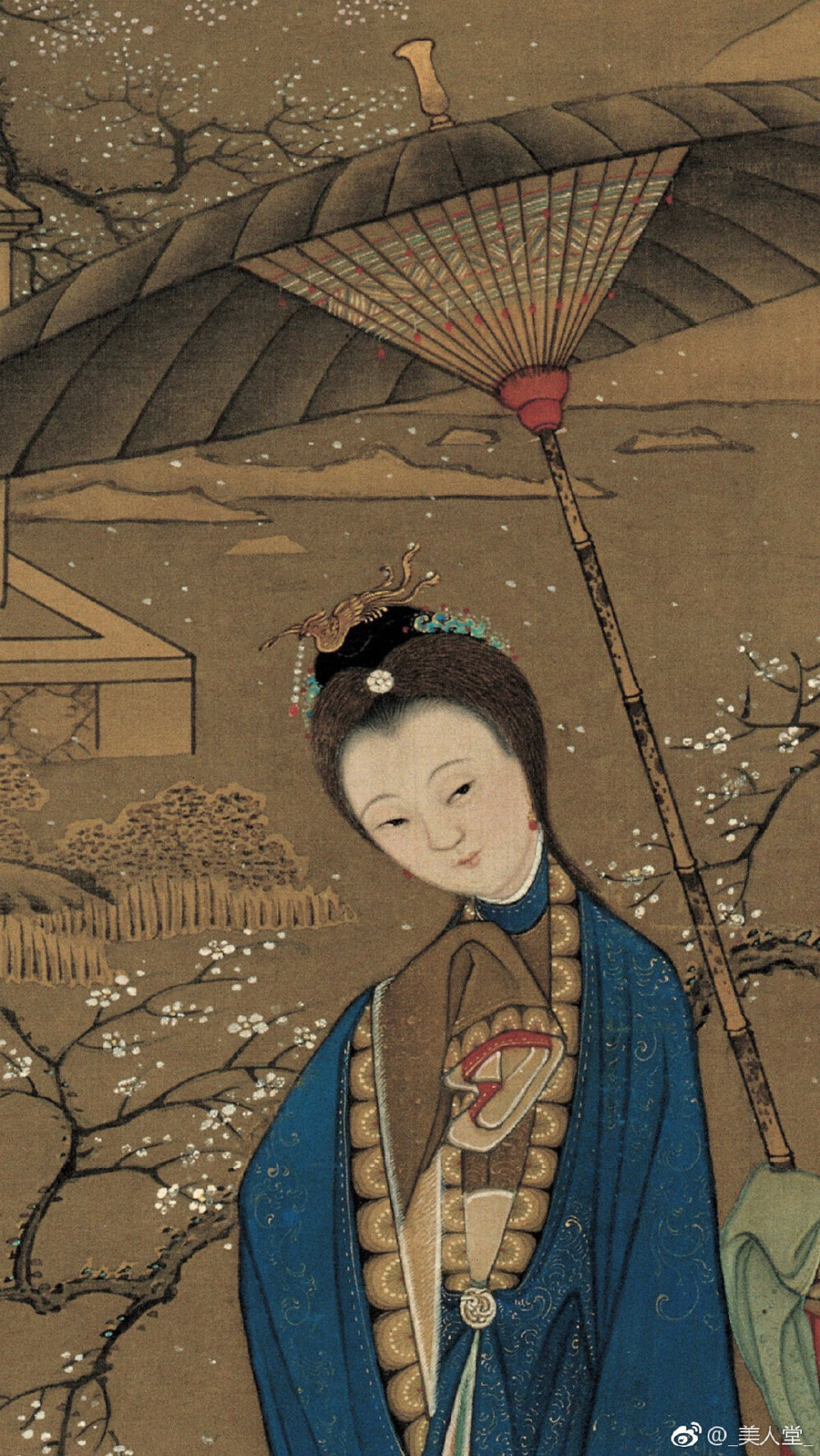 清代冷枚的雪艳图