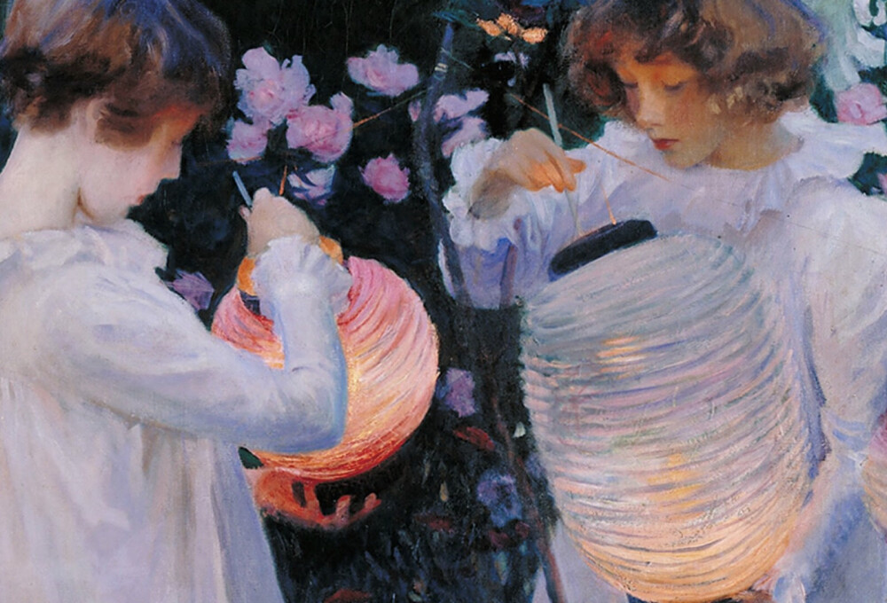 温柔着色。作者：萨金特（John Singer Sargent）