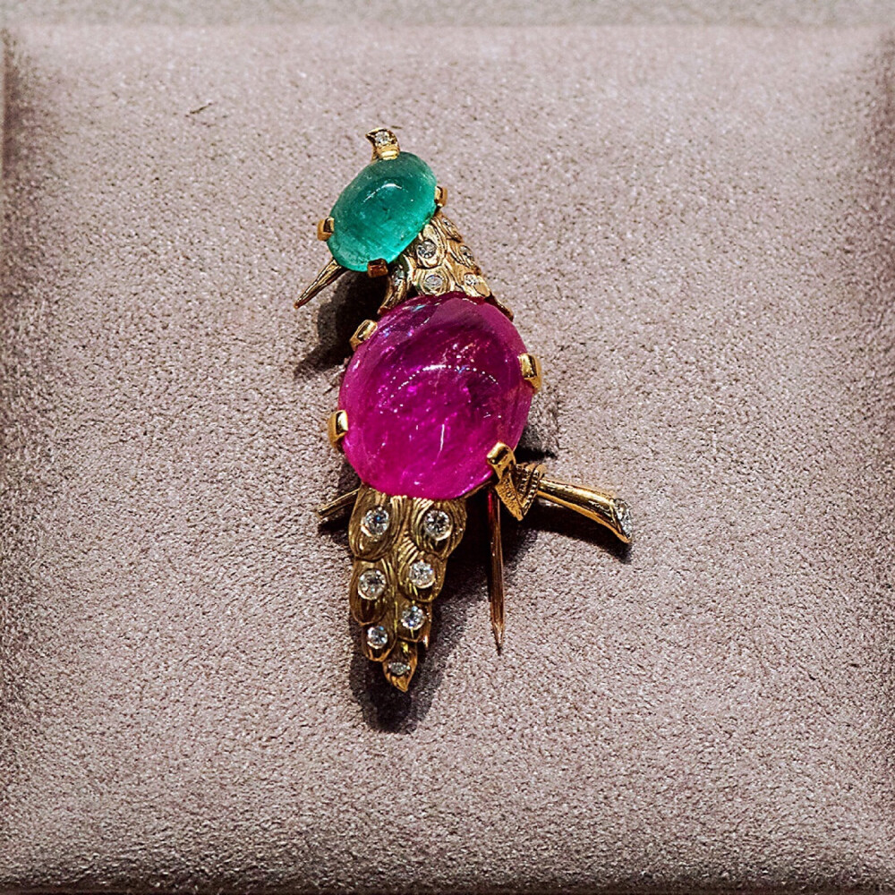 小鸟胸针，卡地亚