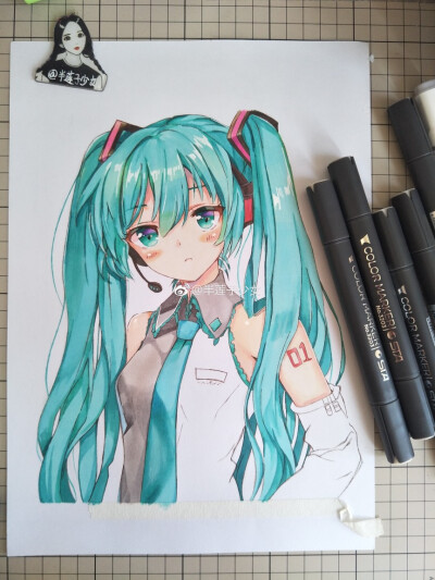 初音未来 作者@半莲子少女