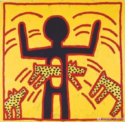 涂鸦艺术之父的 Keith Haring 