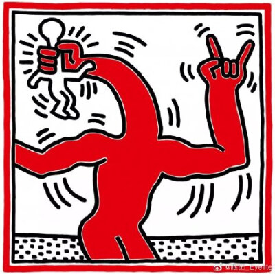 涂鸦艺术之父的 Keith Haring 