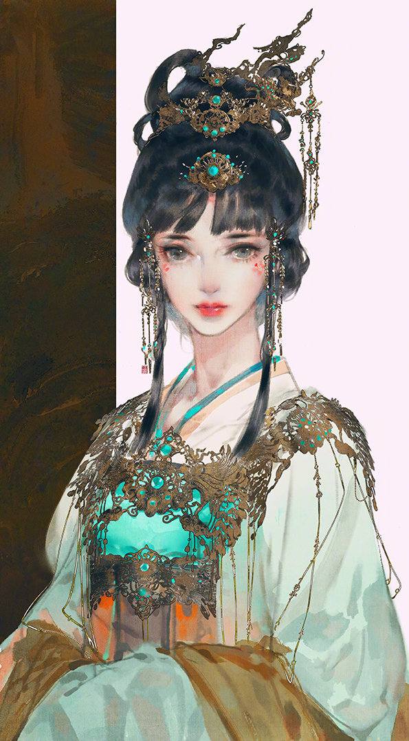 尹吹鸡腿子～插画