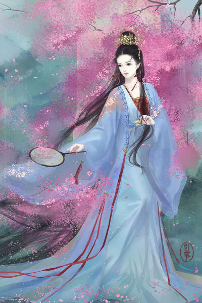 〔 古风美人 〕作者' 引筝