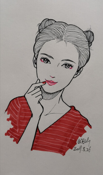 吴老师范画