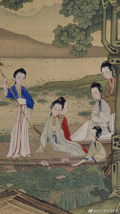 清 焦秉贞画仕女册