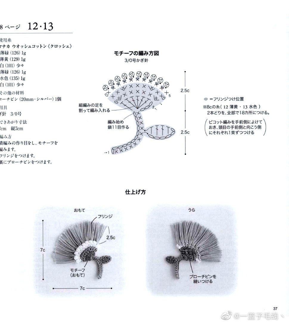 钩针蕾丝饰品，侵删