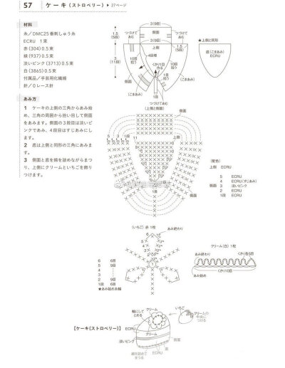 钩针食物，侵删