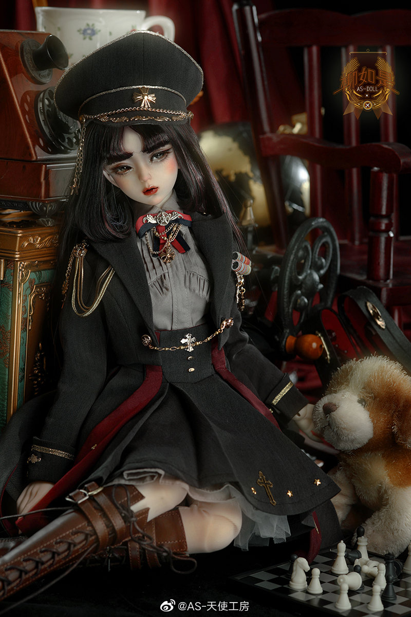 军阀装式小姐姐sd娃娃bjd玩具人偶壁纸萌物